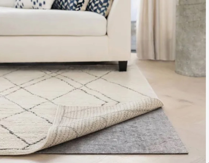 lot 350 image: Large Rugpadusa Classic Non-Slip Felt & Rubber Rug Pad - Easily Cut to Desired Size