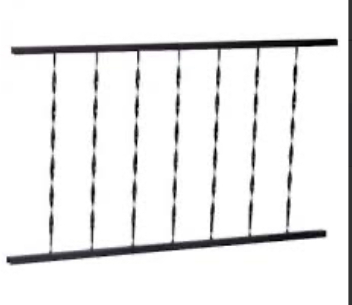 lot 395 image: Bundle of 7 Rail Windsor 4 x 28 w One Post Per Panel