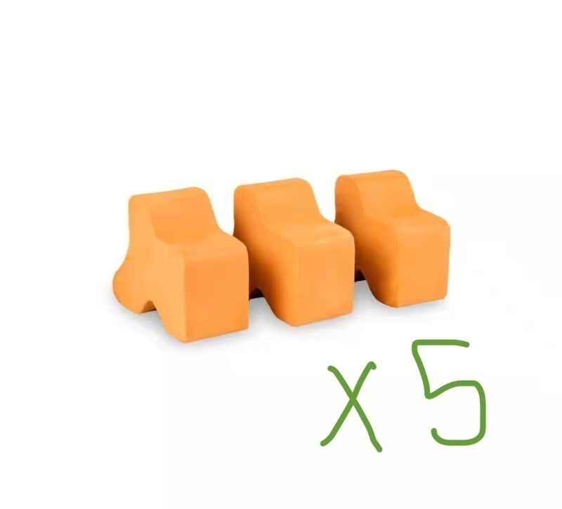 lot 64 image: Pennington 1.5 in. Terra Cotta Clay Pot Planter Feet (5 Packs of 3)