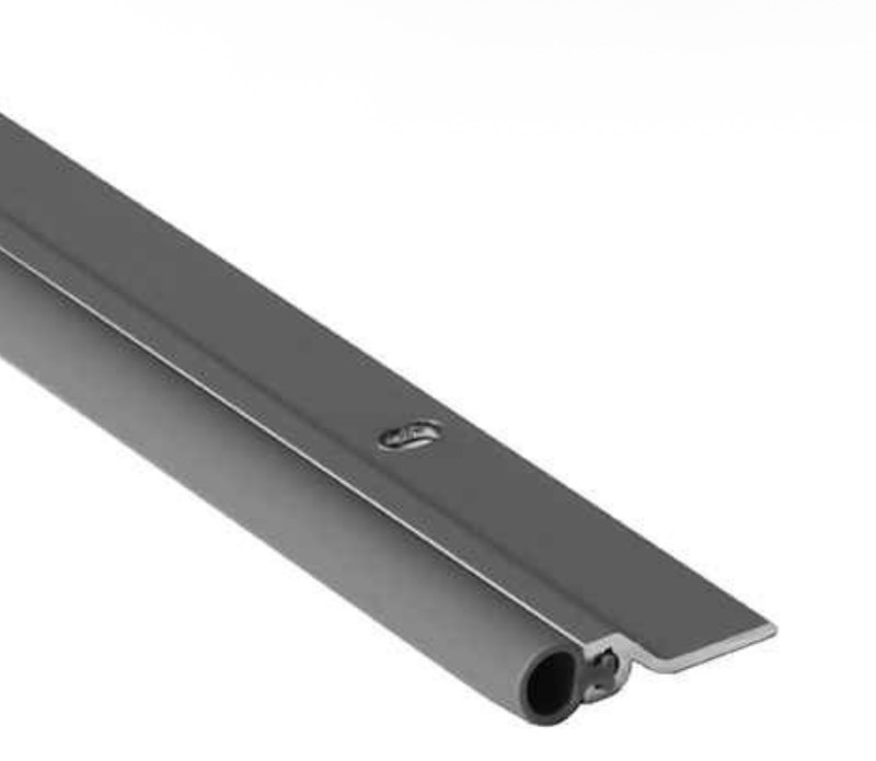 lot 272 image: Professional Quality NGP 160VA Vinyl Perimeter Seal, Anodized Aluminum 36 x 96 Door Frame Retails $185