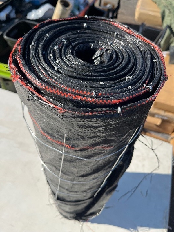 lot 250 image: 2 x 20 Steel Wire Wash Out Fence Material