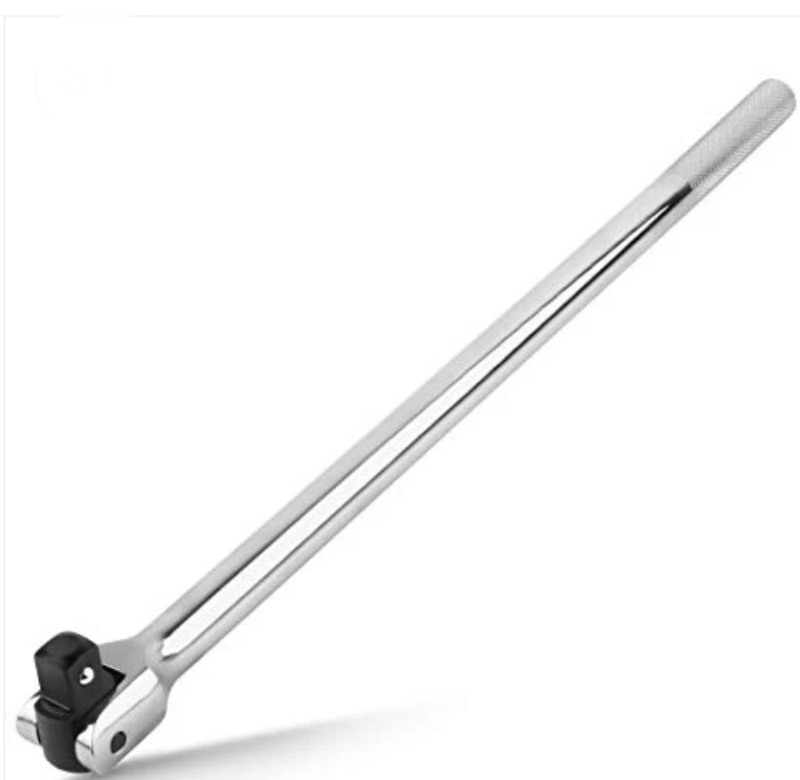 lot 13 image: MAXPOWER Heavy Duty 34 Drive Breaker Bar 24-inch with Flex Handle