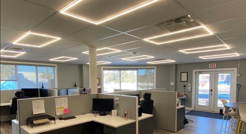 lot 72 image: NSL T-LED EDGE LIGHT (Adjustable Wattage & 5CCT changing) 2 x 4