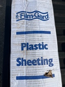 lot 32 image: Film-Gard 626033 Construction Plastic Sheeting 10 Width X 100 Length X 6 mil Thick, Clear, 1 Count