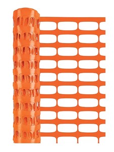 lot 243 image: YardGuard Orange Plastic Fence 48 x 50 - Professional Quality