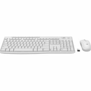 lot 1763 image: Logitech Core 920-013290 Wireless Keyboard & Mouse Combo, Off White