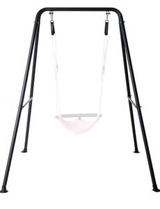 lot 1764 image: Hi-Na 440 lbs Hammock Chair Stand, Heavy Duty Foldable Swing Stand Frame, Steel Hammock Stand for OutdoorIndoor, Patio Backyard Porch (Swing Chair Not Included