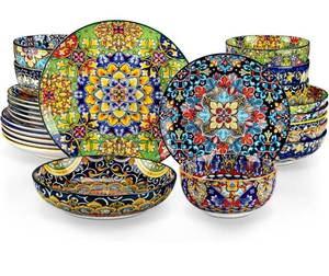 lot 1769 image: vancasso ceramic 24 piece dinner set