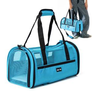 lot 1786 image: Apexify Dog,Cat Carrier for Pets,Soft Carrier for Cats and Small Dogs,Dog Travel Bag,Kitten and Puppy Carrier,pet Carrier Airline Approved,TSA Approved pet Carrier in Cabin (18.9x9.8x9.8) (Blue)