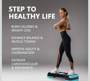 lot 1801 image: sport adjustable workout step