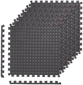 lot 1805 image: Amazon Basics Interlocking Foam Floor Mat Tiles for Home Gym Exercise, 24.7 x 24.7 x .5 Inches, Black - Pack of 6
