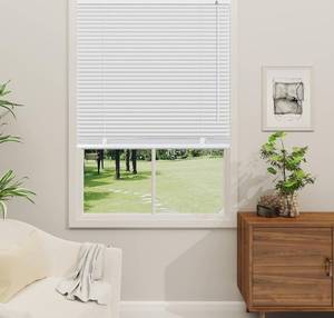 lot 1812 image: Cordless 1 Mini Blinds Suitable for 25 W x 64 H Windows Darkening Waterproof Aluminum Heat Resistant Horizontal Window Blinds & Shades Hidden Install for Bedroom,Kitchen,Bathroom