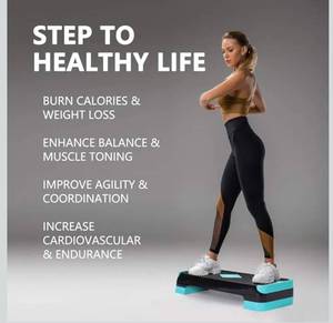 lot 1832 image: sport adjustable workout step