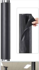 lot 1847 image: Hollowfly 3.5 Basketball Pole Pads 47.2 Tall Basketball Pole Paddings Weather Resistant Waterproof Garage All Weather Pad for Player Protection and Safety