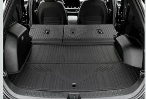 lot 1849 image: Cargo Liners & Backrest Mat for 2025 2026 Chevy Equinox Fuel (Only for Gas) & 2025 2026 GMC Terrain, All Weather TPE Trunk Mat Back Seat Cover for Chevrolet Equinox Accessories