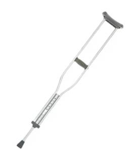 lot 1854 image: Pair of United Ortho Aluminum Push-Button Crutches