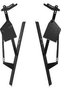 lot 1912 image: Universal One-Piece Garage Door Hardware Kit - Heavy Duty Steel Construction, 350 lb Capacity, Compatible with Manual and Automatic Doors, Fits Garage Doors 6 ft. 10 in. to 7 ft. 4 in. Tall