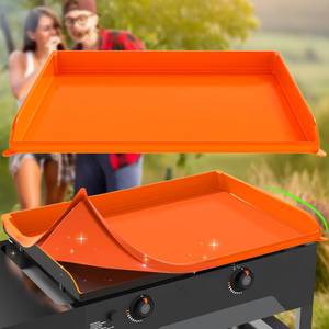 lot 1941 image: Comfamoli 28 Silicone Griddle Cover for 28 Inch Blackstone Griddle Accessories, Fit for Omnivore Griddle Plate Full Wrap-Around Heavy Duty Food Grade Silicone Grill Mat, Protect from Dirt & Rust