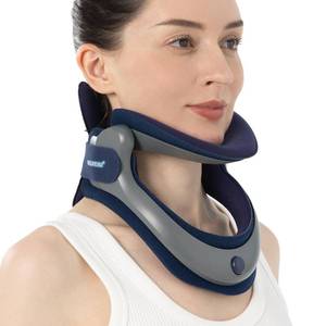 lot 1950 image: Velpeau Neck Brace for Neck Pain and Support, Soft Cotton Pads, Cervical Collar Restricting Cervical Motion, Relieves Discomfort and Spine Pressure (Foam Pads Version)
