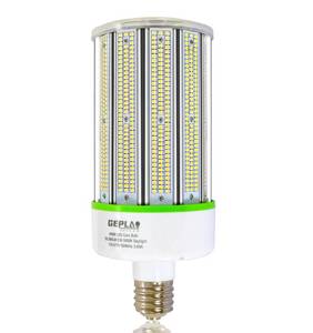 lot 1964 image: GEPLAD 400W LED Corn Bulb, E39 Mogul Base, 5000K Daylight, 56,000 Lumens, Equivalent to 1200W MHHPSHID, Non-Dimmable for Street, Shop, Warehouse, Parking Lot Lighting