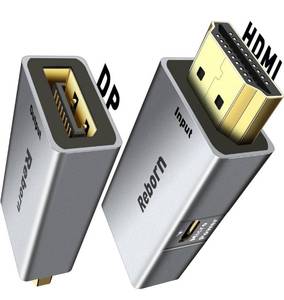 lot 1978 image: Reborn HDMI to DisplayPort Adapter  4K60Hz HDMI (Source) 2.0 Male to DP (Display) 1.2 Female Converter 1Pack Display Port Adapter Compatible with Laptop,AMD,NVIDIA,PS5,Xbox and More