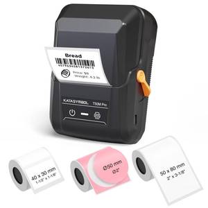 lot 1993 image: SUPVAN T50M Pro Bluetooth Label Maker Machine with 3 Tapes, Wide Waterproof Label, Versatile App with 30 Fonts and 660 Icons, Inkless Labeler for Home, Kitchen, School, Office Organization, Set 1