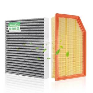 lot 7429 image: StaunchAuto Engine & Cabin Air Filter for 18-26 Jeep Wrangler 2.0L3.6L, 20-26 Gladiator 3.6L (NOT 3.0L6.4L DIESEL)(NOT 4-door Rubicon) Replacement 68301863AA 68257030AA Automotive-2 Pack