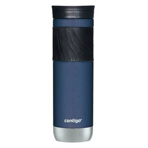 lot 7431 image: Contigo Byron 2.0 Stainless Steel Travel Mug with Snapseal Lid and Grip, 24oz, Midnight Berry, BPA Free and Leak Proof
