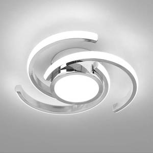 lot 7436 image: ADISUN LED Modern Ceiling Light,6000K Semi Flush Mount Ceiling Light Fixture,Unique Ceiling Lights for Living Room Bedroom Corridor Aisle Hallway Indoor Ceiling Lamp (D11 inH2.9 in 33W)