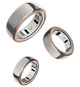 lot 7448 image: SURITCH 3 Pack Ring Cover for Oura Ring 4 & Oura Ring Gen 3 HorizonHeritage, Ultra-Thin Anti-Yellow Transparent Ring Protector TPU Case for Oura Size 89, Support Charging with Cover on - Rosegold