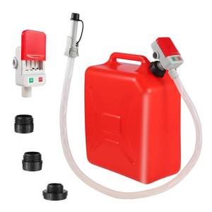 lot 7476 image: DAXIMMC Fuel Transfer Pump with Auto Stop-Overfill Protection, 3.2 Gallon per min, 51 Overlong Hose Fuel Transfer Pump with 3 Tank Adapter, Portable Gas Pump for Gasoline,Diesel,Oil