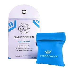 lot 7492 image: Shakalo Sandscreen Sand Removal Bag  Talc-Free and Reef Friendly  Great for the Whole Family