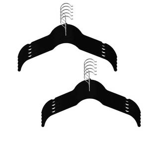 lot 7503 image: SUNTRADE Velvet Shirt Dress Clothes Hangers,360° Swivel Hook Non Slip Clothes Hangers for Tops, Dress Shirts, Blouses, Strappy Dresses (10)