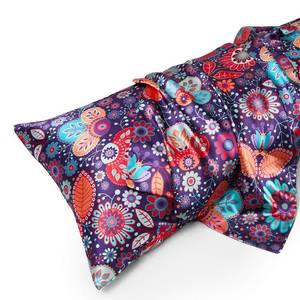 lot 7539 image: MR&HM Satin Body Pillow Cover, Soft and Breathable Body Pillow Case with Envelope Closure, Cooling and Silky Long Pillowcase for Hair and Skin,Grey (20x54, Sunflower)