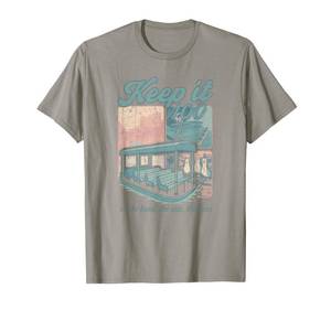 lot 7569 image: Keep It 100 On The Land The Seas The Skies T-Shirt Blue M