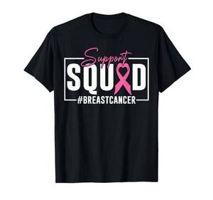 lot 7577 image: Support Squad Breast Cancer Awareness Pink Ribbon T-Shirt XL