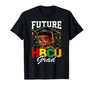lot 7596 image: Future HBCU Grad Black Boy HBCU Toddler Kids Graduation T-Shirt Gray M