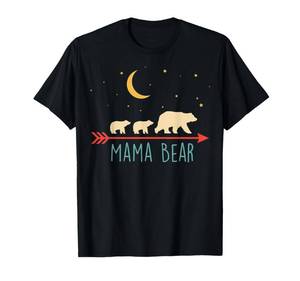 lot 7609 image: Mama Bear with 2 Cubs Shirt Twice Blessed Mama Bear TShirt T-Shirt Purple S