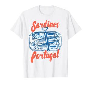 lot 7611 image: Sardines Tinned Fish Retro Graphic for Men Women T-Shirt S