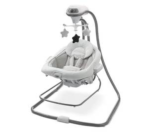 lot 1003 image: Graco DuetConnect LX Portable Baby Swing and Bouncer, Multi-Direction Baby Bouncer Seat, Multiple Swing Speeds, Redmond