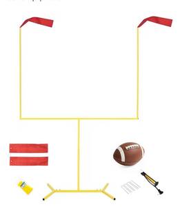 lot 1019 image: SEAOTTER Authentic Steel Football Field Goal Post, 8 x 5.5 Kicking Field Goals Uprights Set