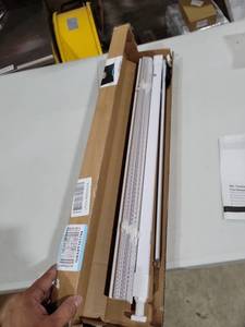 lot 2054 image: Cordless mini blinds