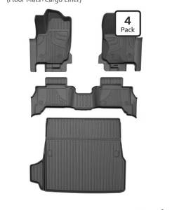 lot 2063 image: Floor Mats Compatible with 2025 2026 Toyota 4Runner (Not fit Hybrid), All Weather TPE Custom Fit Cargo Mat Floor Liner Set - Only 5 Seat (Floor MatsCargo Liner)