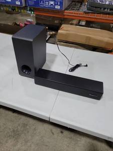 lot 2071 image: Speaker Bar and Subwoofer,