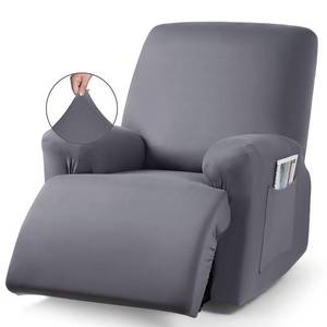 lot 2135 image: TAOCOCO Stretch Recliner Chair Covers 3-Piece Recliner Covers for Recliner Chair, Softness Polyester Fabric Reclining Chair Cover Furniture Protector - Fits Most Recliner Sizes (Light Gray)