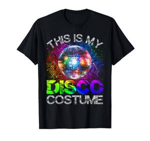 lot 2139 image: This is My Disco Costume - 1970s Funky Party 70s Groove T-Shirt XXL