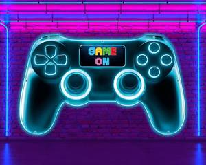 lot 2144 image: 70.8 x 42.5Inch Blue Game on Backdrop Gaming Theme Background Gaming Photography Photo Prop Video Game Shaped Happy Birthday Party Banner Birthday Party Decorations for Kids Boys Gamer Favor Supplies