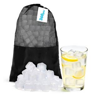 lot 2174 image: Nilpferd 360Pcs Reusable Ice Cubes for Drinks, BPA-Free Ice Packs for Lunch Boxes Coolers, Refreezable Plastic Ice Cubes Without Diluting Drinks for Party Hosts & Outdoor Ice Baths Enthusiasts (White)