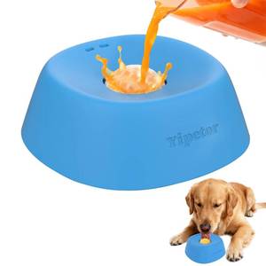 lot 2193 image: Yipetor Slow Feeder Dog Bowls for Liquid Treat, Entertained Ball-in Bone Broth Dog Lick Bowl, 34 Cup Yogurt Pup Lick Toy for Large Medium Small Breeds Dietary SupplementPost-op Nutrition