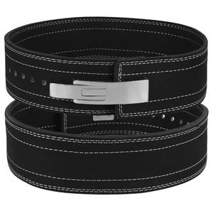 lot 2203 image: Powerlifting Belts Lever Belt For Men and Women 9mm IPF Thick Leather Weight Lifting Belt Ideal for Gym Belts Training Weightlifting and Bodybuilding Squats and Deadlifts (Large (38-44))